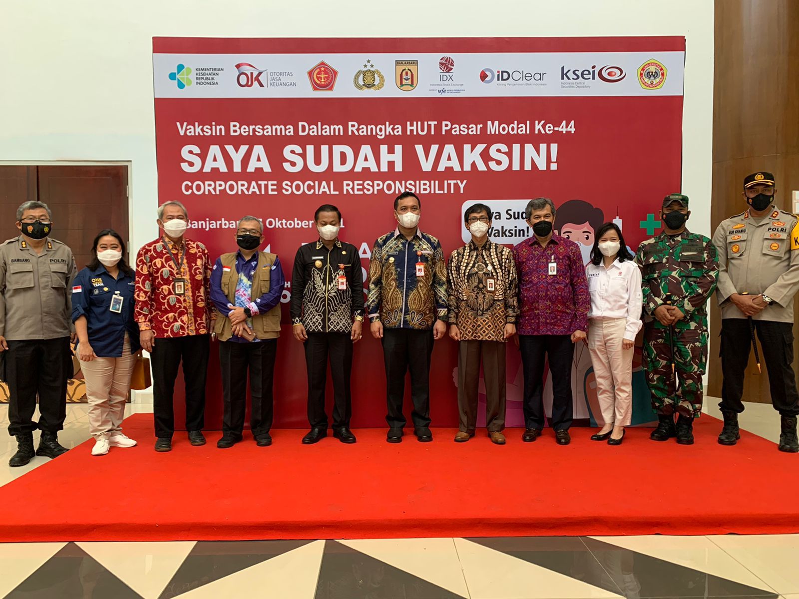 OJK dan Industri Jasa Keuangan Gelar Vaksinasi