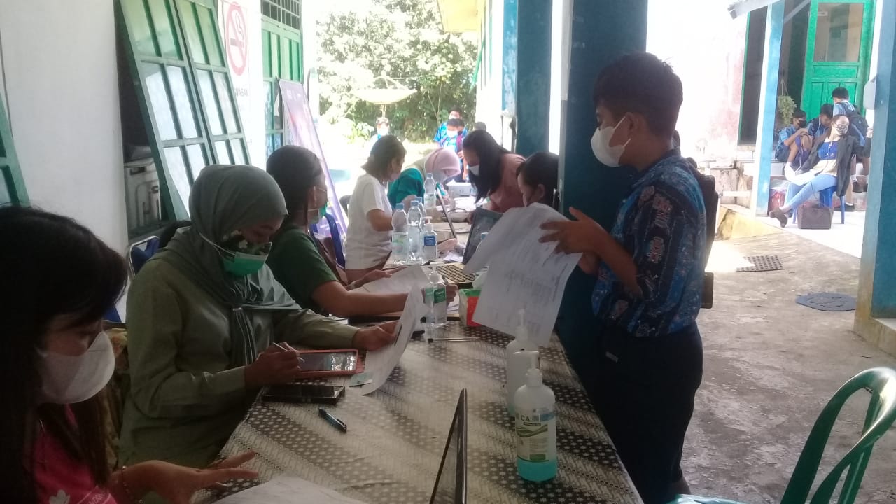 Puskesmas Dayu Gelar Vaksinasi Dosis Kedua