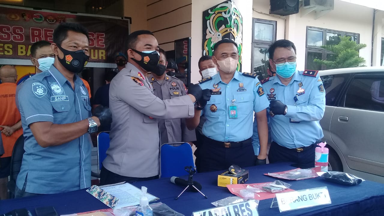 Polres Bartim Tangkap PNS Rutan Terlibat Sabu