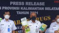 BNNP Kalsel Amankan 4 Kg Sabu dalam Kemasan Teh Hijau