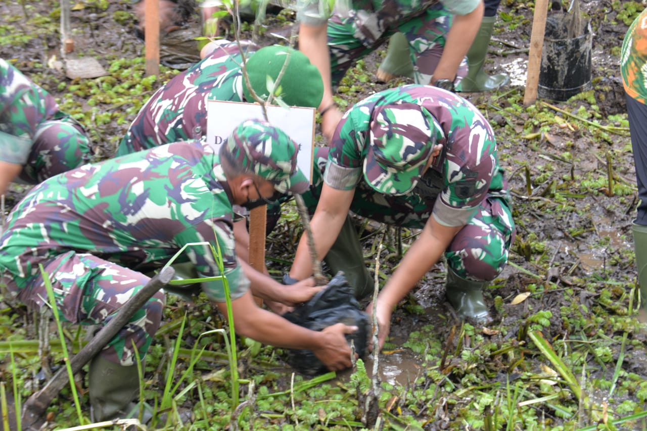 IMG-20211125-WA0123 Korem 101/Antasari Bersama Insan Pers Kalsel Tanam Mangrove di Pulau Bakut