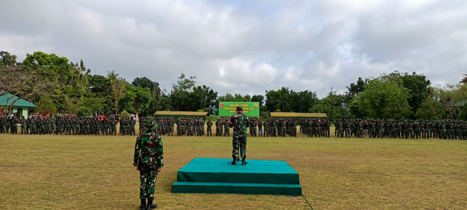 Korem 101/Antasari Gelar Latihan Gulbencal Karhutla