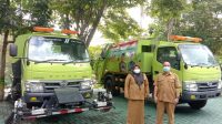 BLG Unit Pengelolaan Sampah DPLH Balangan Datangkan 2 Unit Mobil Pembersih Jalan