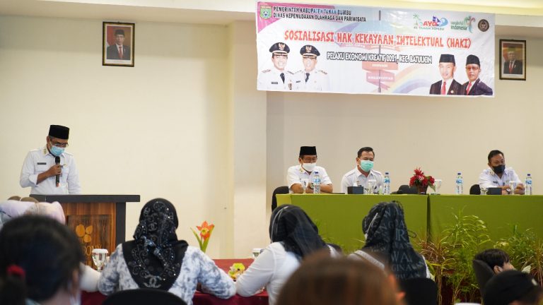 Disporpar Tanbu Sosialisasikan HAKI pada Ekonomi Kreatif