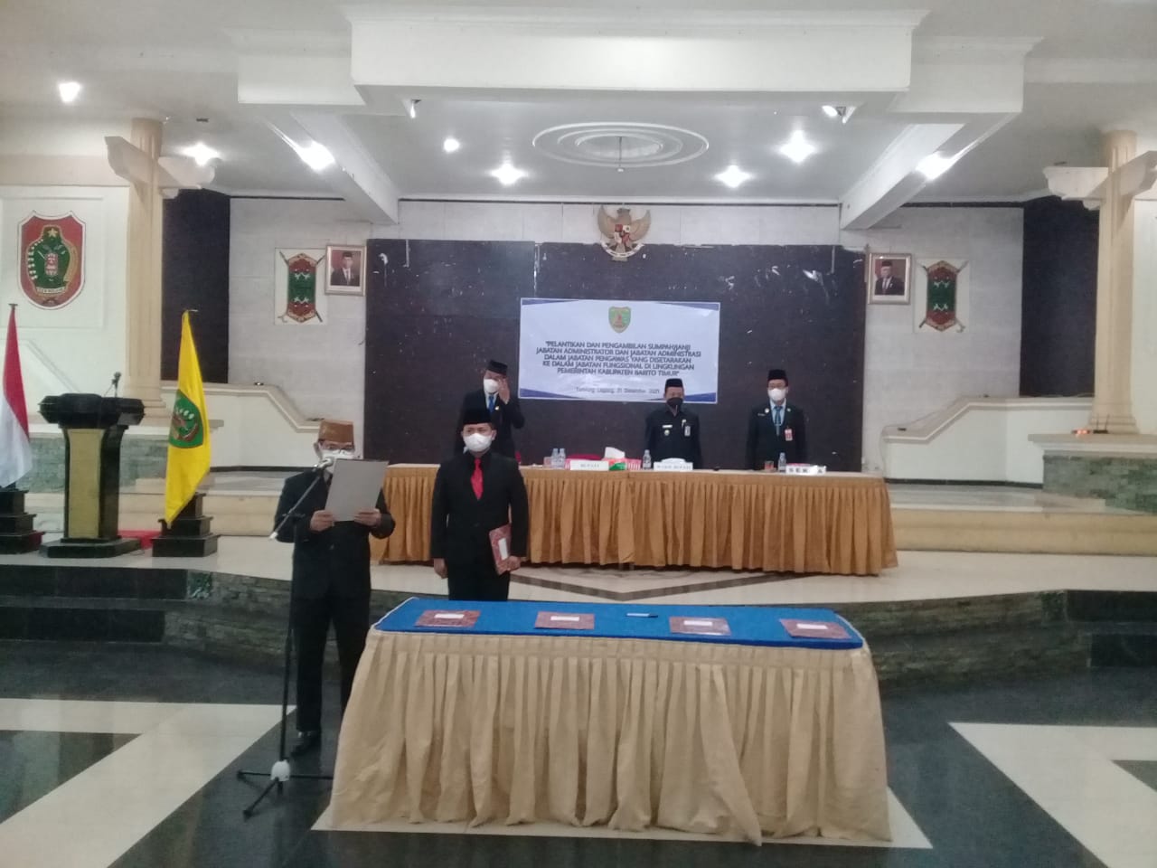 Bupasti Ampera Lantik Sejumlah Pejabat Pengawas dan Fungsional