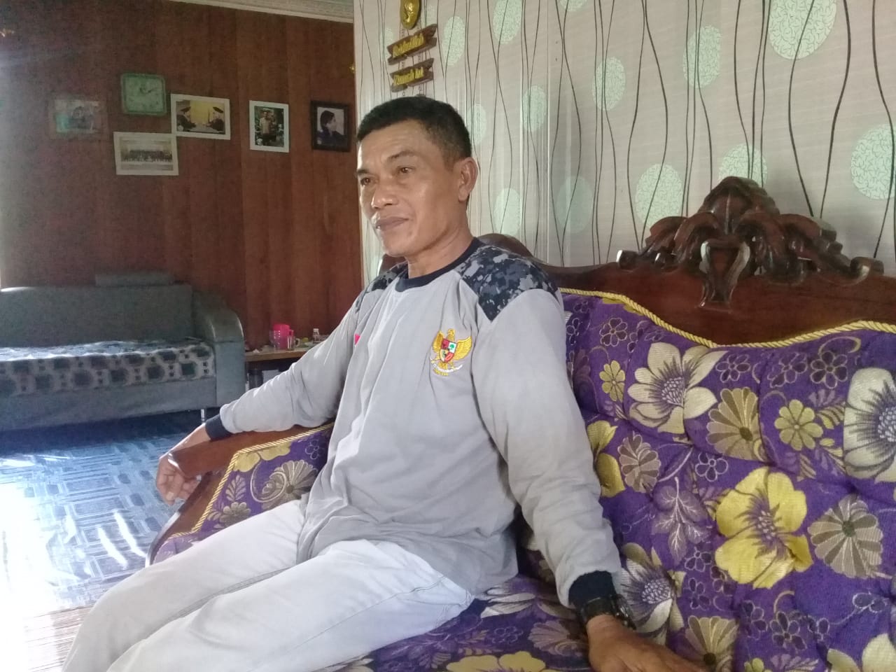 PPKM Desa Telang Buka Posko di Depan Balai Desa