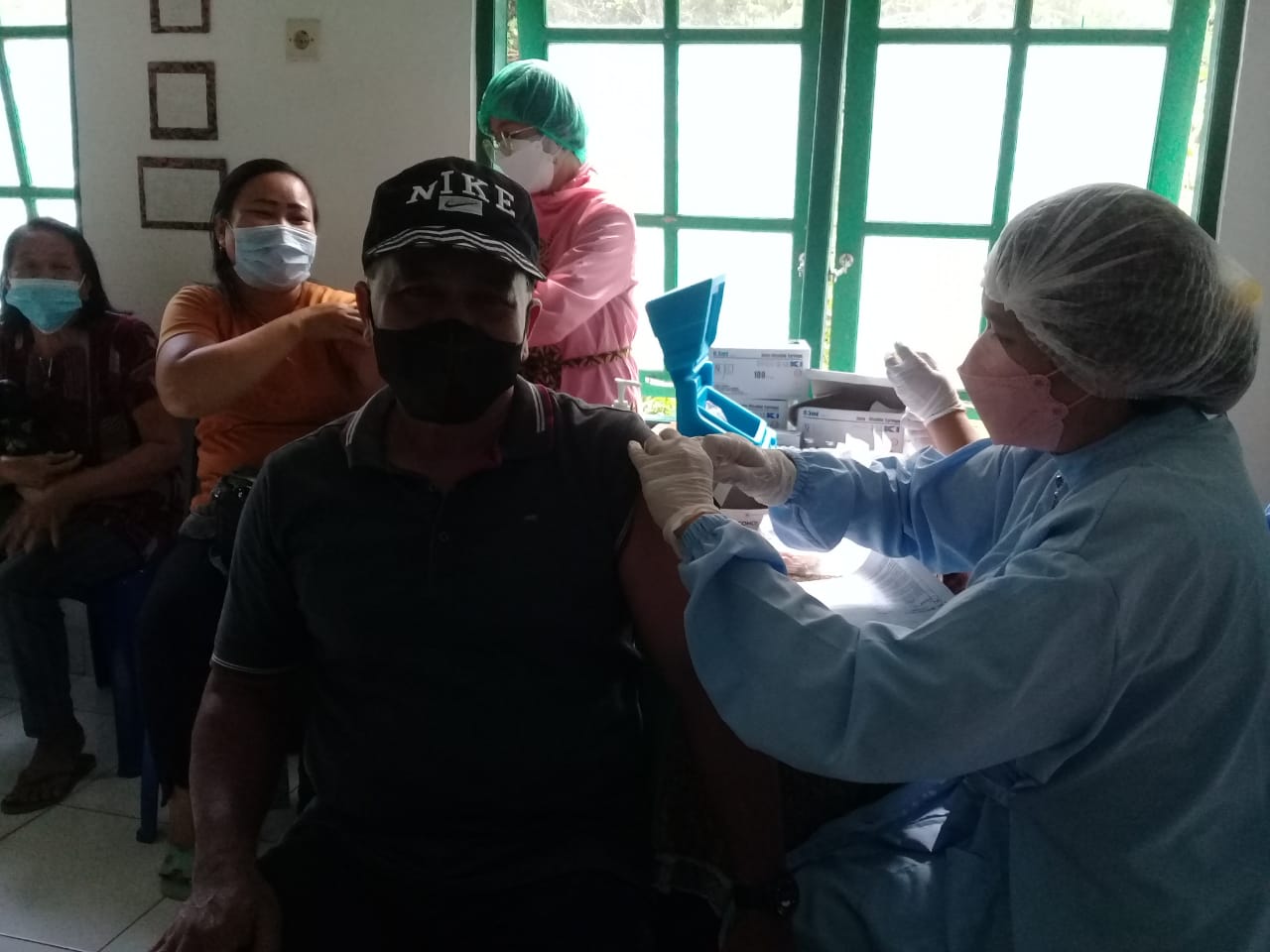 Semua Perangkat Desa Ipu Mea Sudah Vaksinasi Booster
