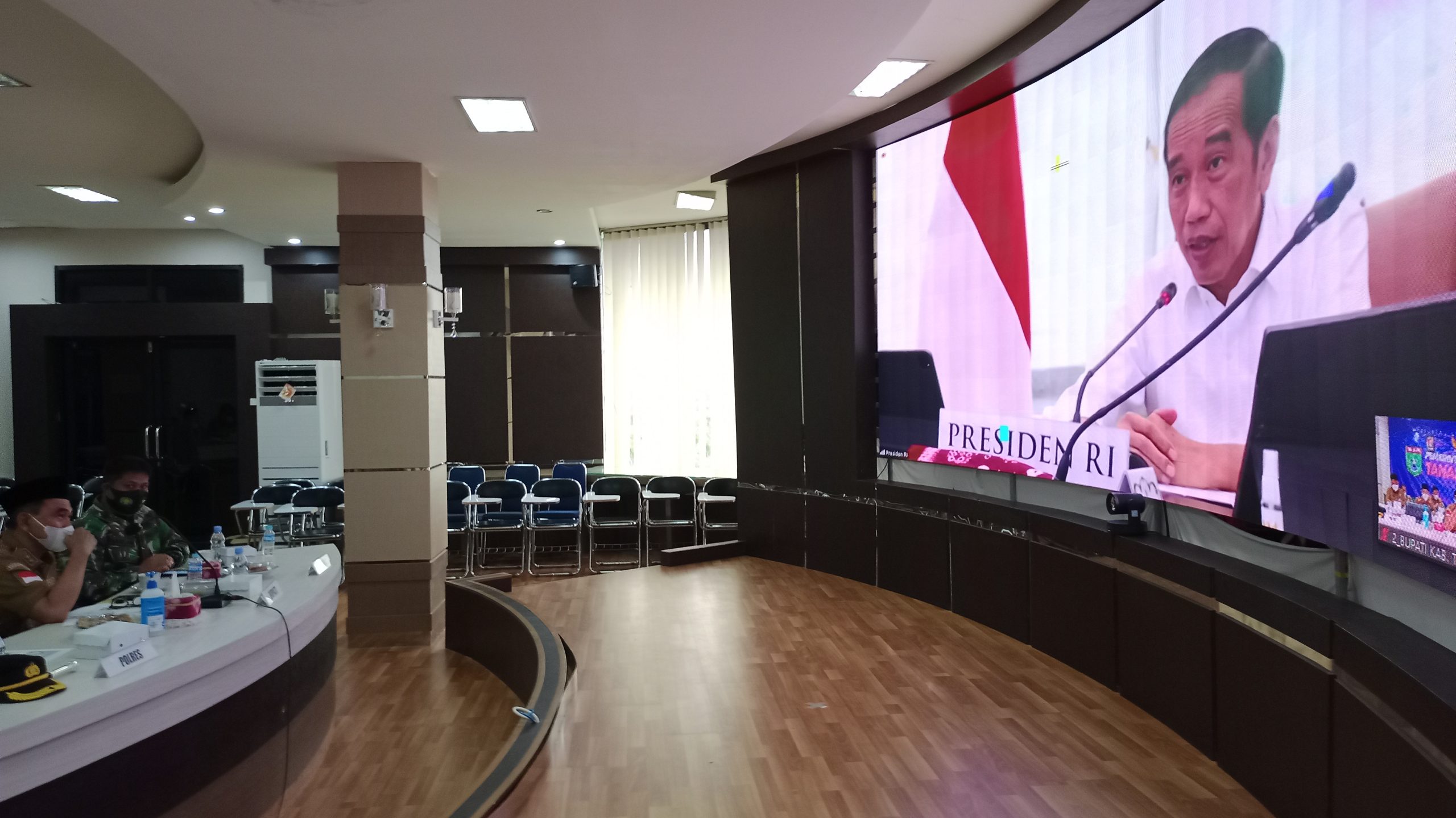 Bupati Tanbu Hadiri Rakor Kepala Daerah Bersama Presiden Jokowi 