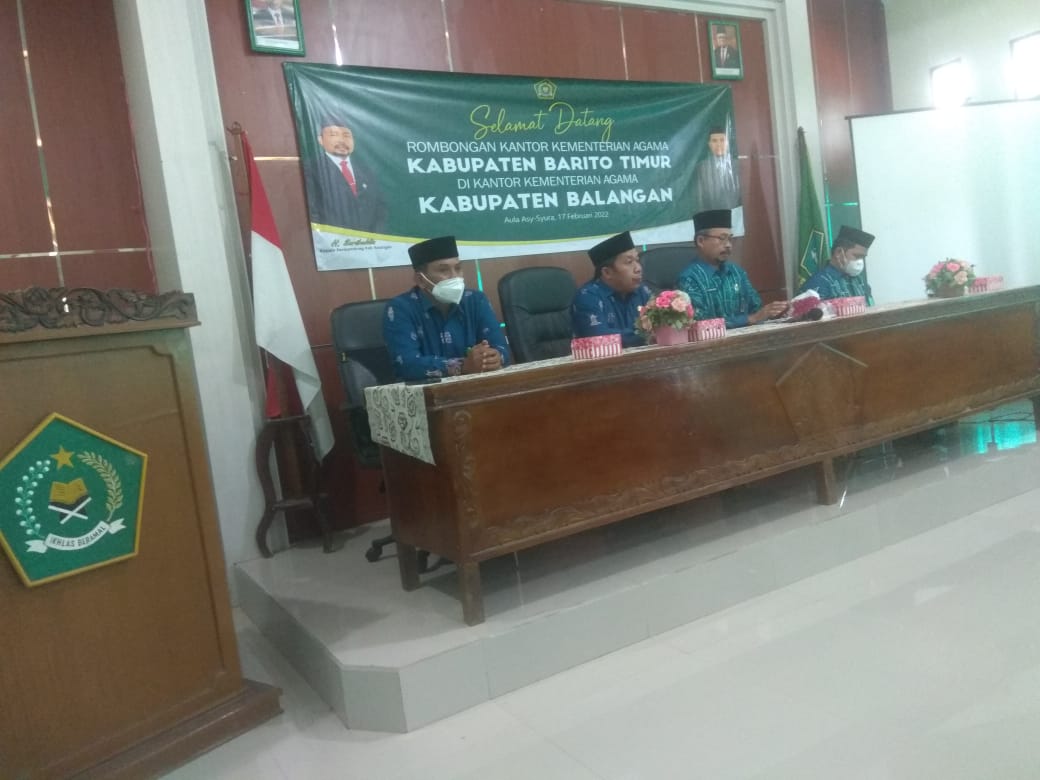 Kemenag Bartim Studi Banding ke Kemenag Balangan