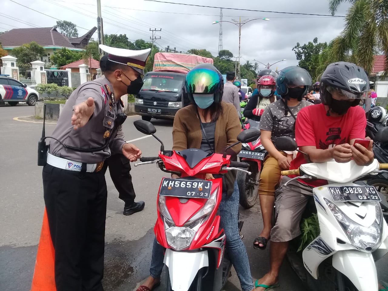 Satlantas Polres Bartim Gelar Operasi Vaksin dan Keselamatan Berlalulintas