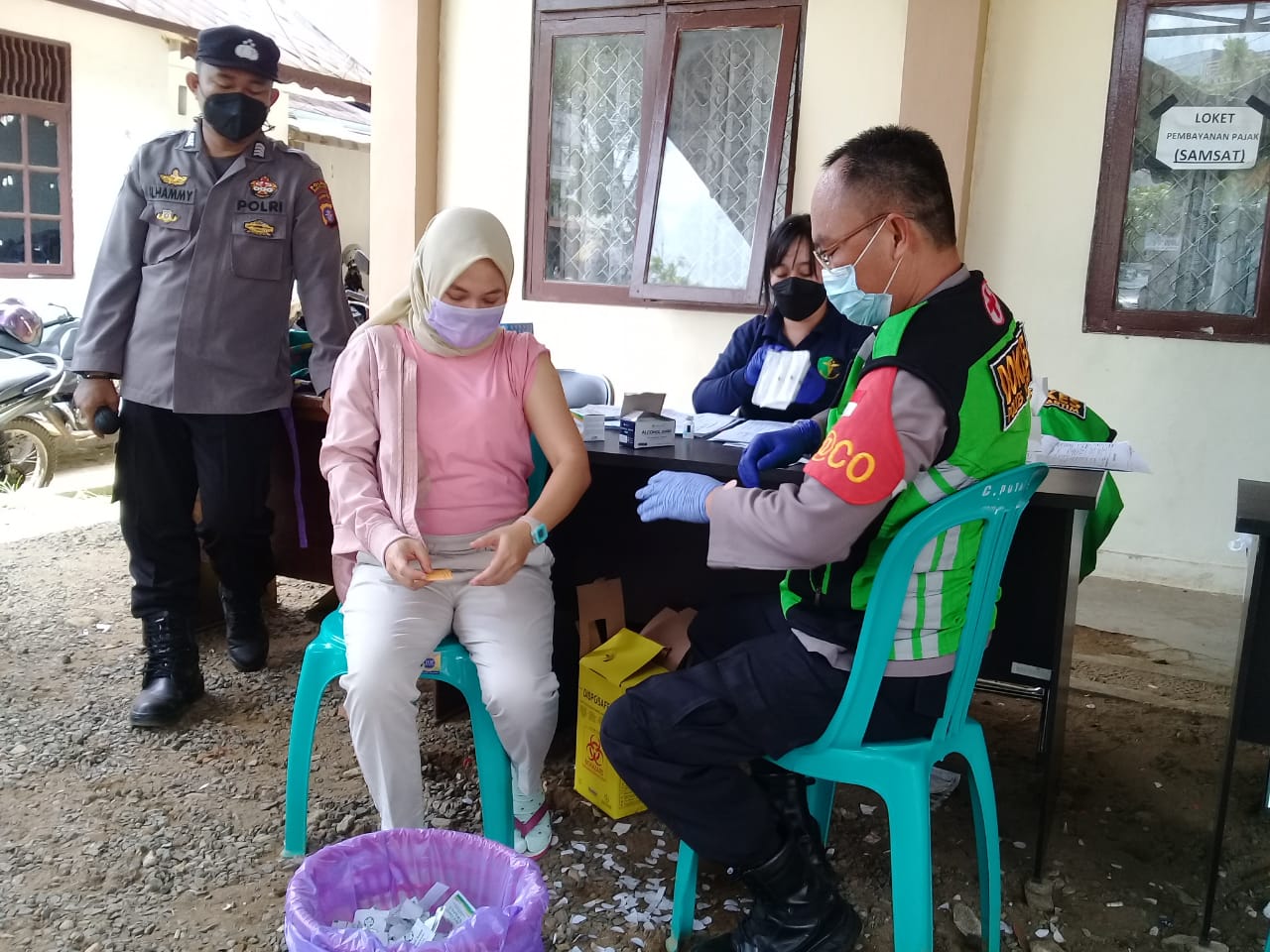 Camat Dusteng Harapkan vaksinasi Capai 85% Sebelum Lebaran