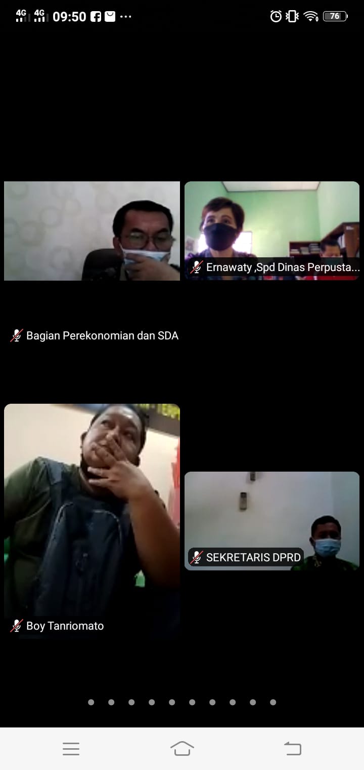 Bupati Jaring Masukan Masyarakat Mengenai Pembangunan Melalui Dialog Virtual