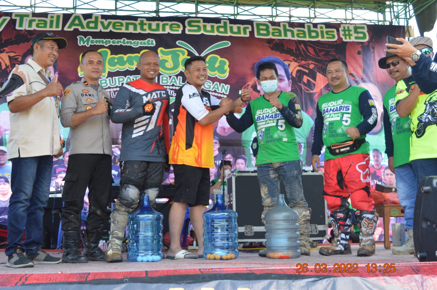 Bupati H Abdul Hadi Apresiasi One Day Trail Adventure Sudur Bahabis Ke-5