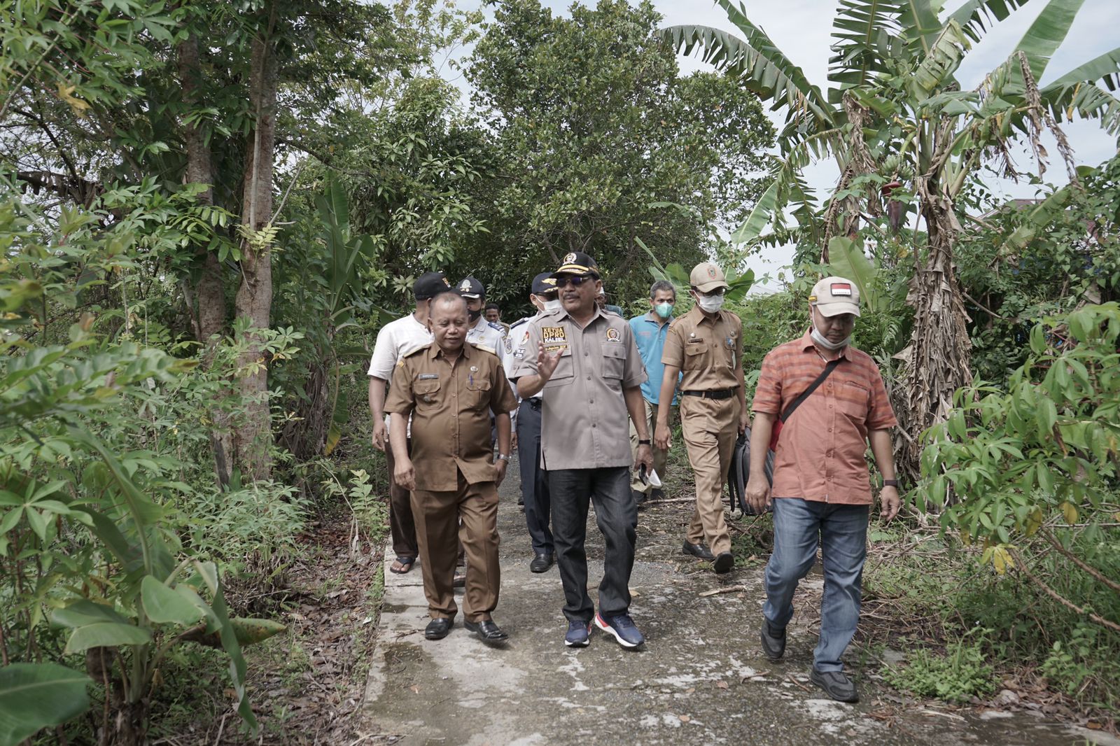 Supian HK Tinjau Persiapan Pengerjaan Jalan Antar Kabupaten di Paminggir