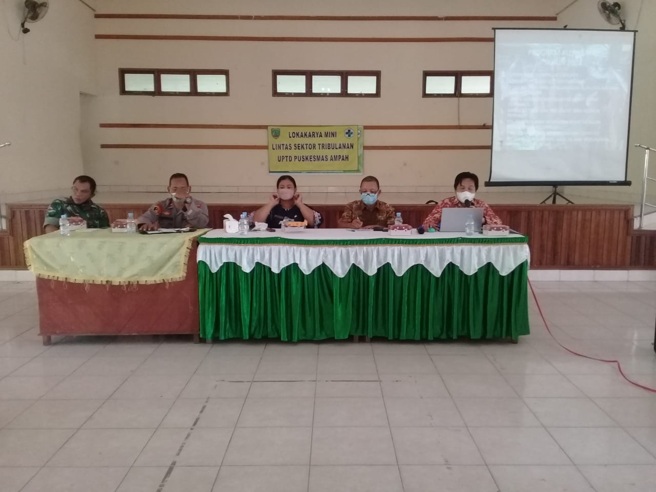 Puskesmas Ampah Gela Lokakarya Mini Lintas Sektor 