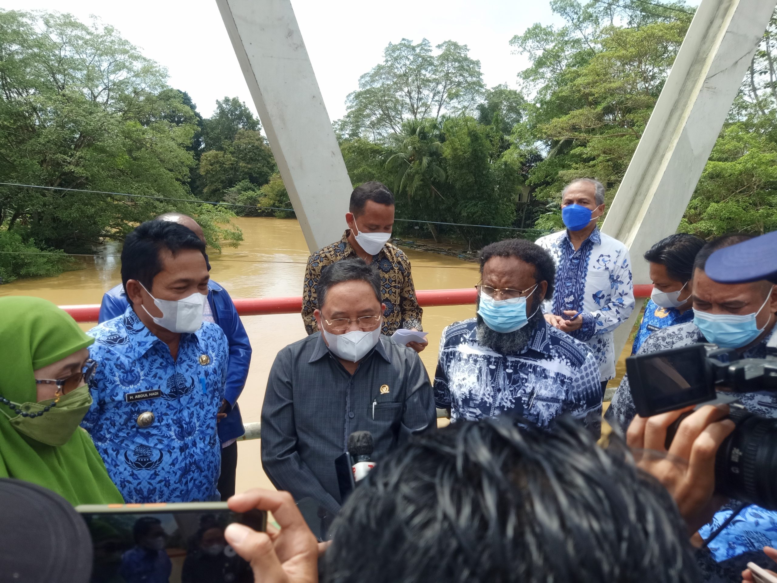 Bupati Abdul Hadi Sambut Kedatangan Rombongan Komisi V DPR RI