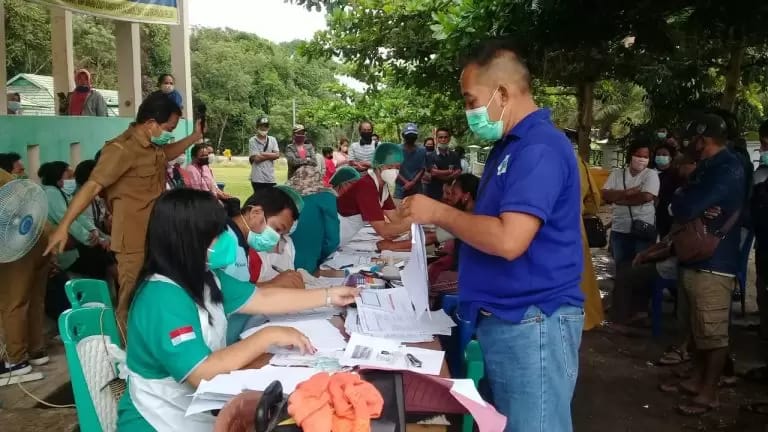 Puskesmas Tampa Layani Vaksinasi Pemudik Lebaran