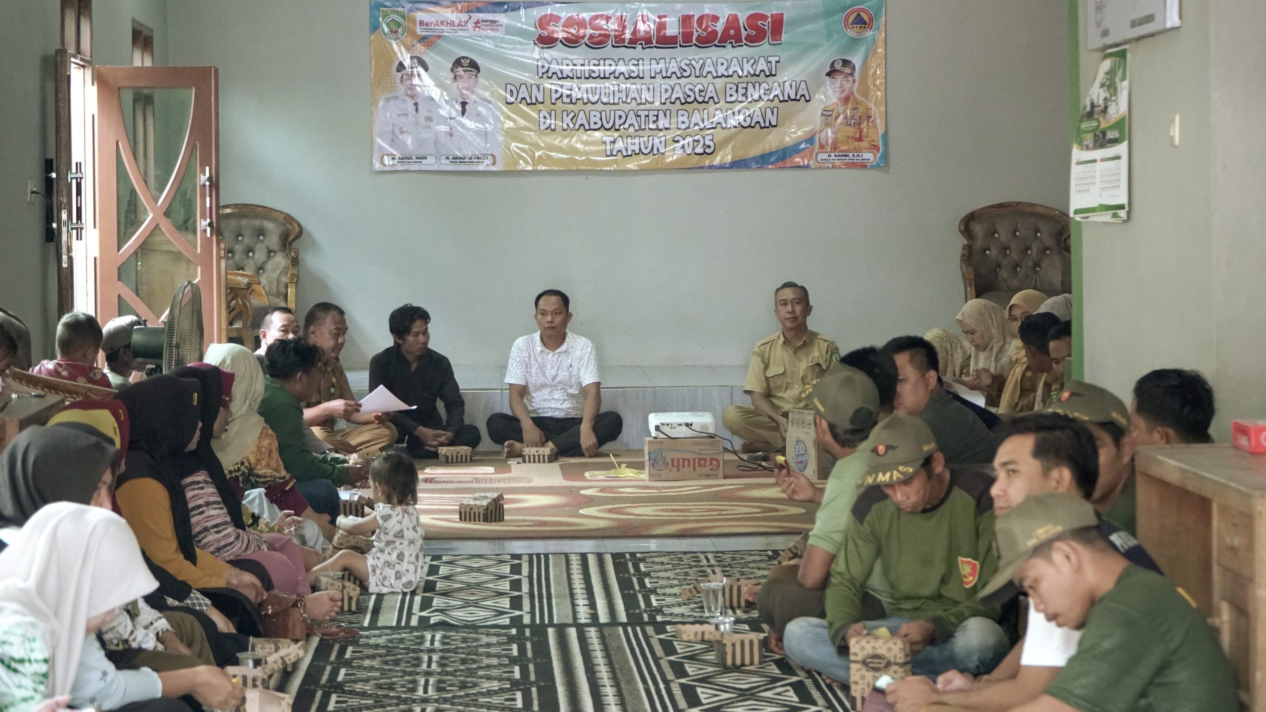 BPBD Balangan Dorong Partisipasi Aktif Masyarakat untuk Pemulihan Pasca Bencana