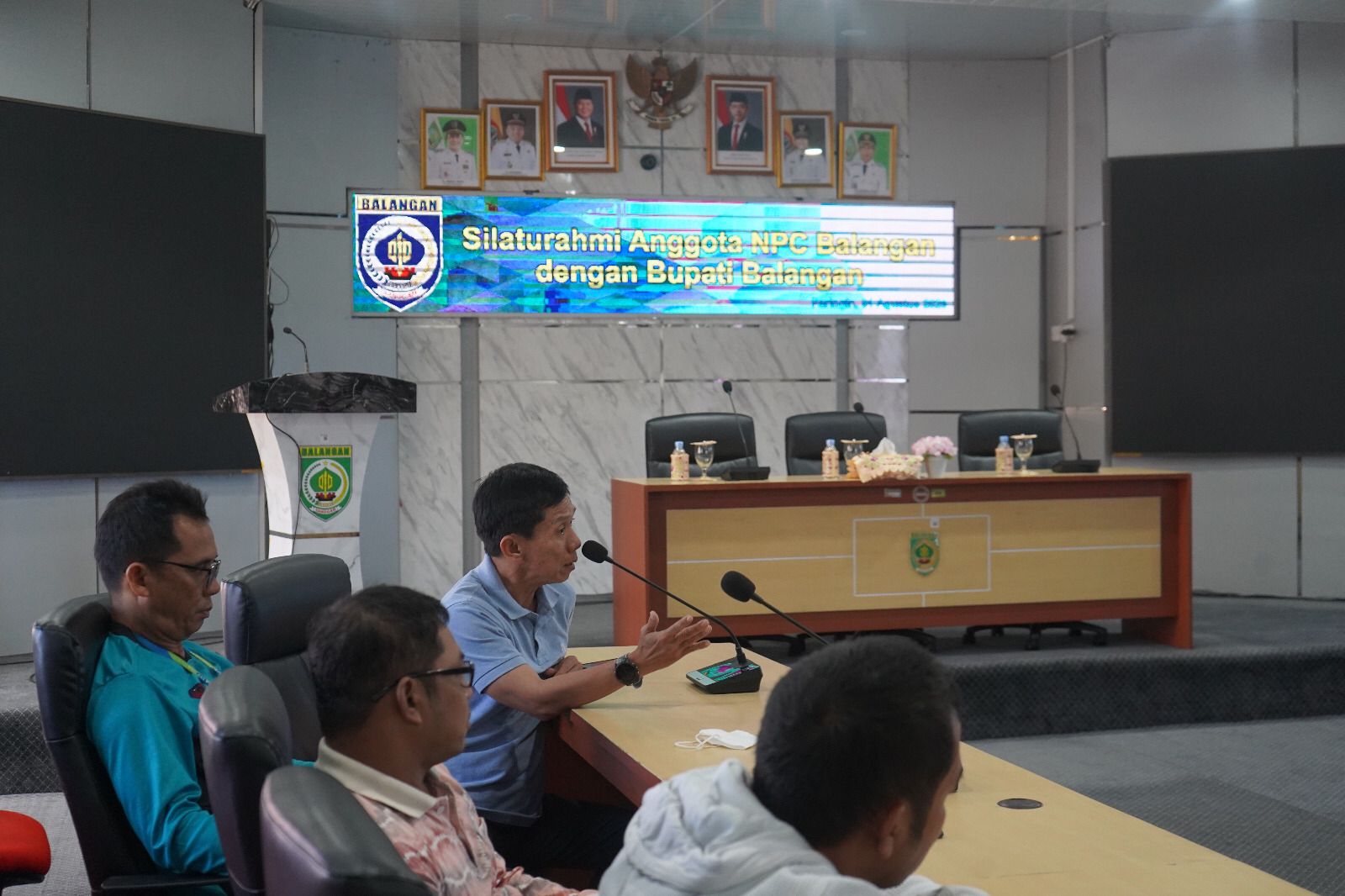 Pemkab Balangan Dengar Aspirasi NPC, Bahas Kebutuhan Jelang Peparaprov 2025