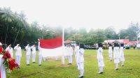Semangat Kebangsaan Warnai Upacara HUT ke-80 RI di Kecamatan Lampihong