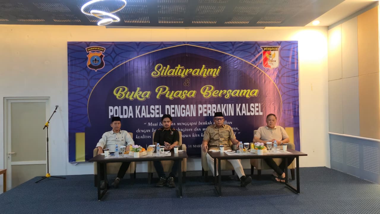 Buka puasa bersama Polda Kalsel dan Perbakin Kalsel.